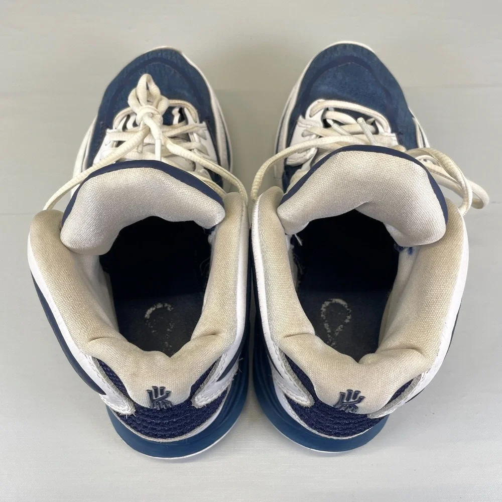 Nike Kyrie Infinity TB Basketball Shoe Youth Size 5.5 Blue White Leather Sneaker